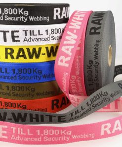 Webband unifarben mit Schrift, Jacquardband, Gurtband – 1 Meter