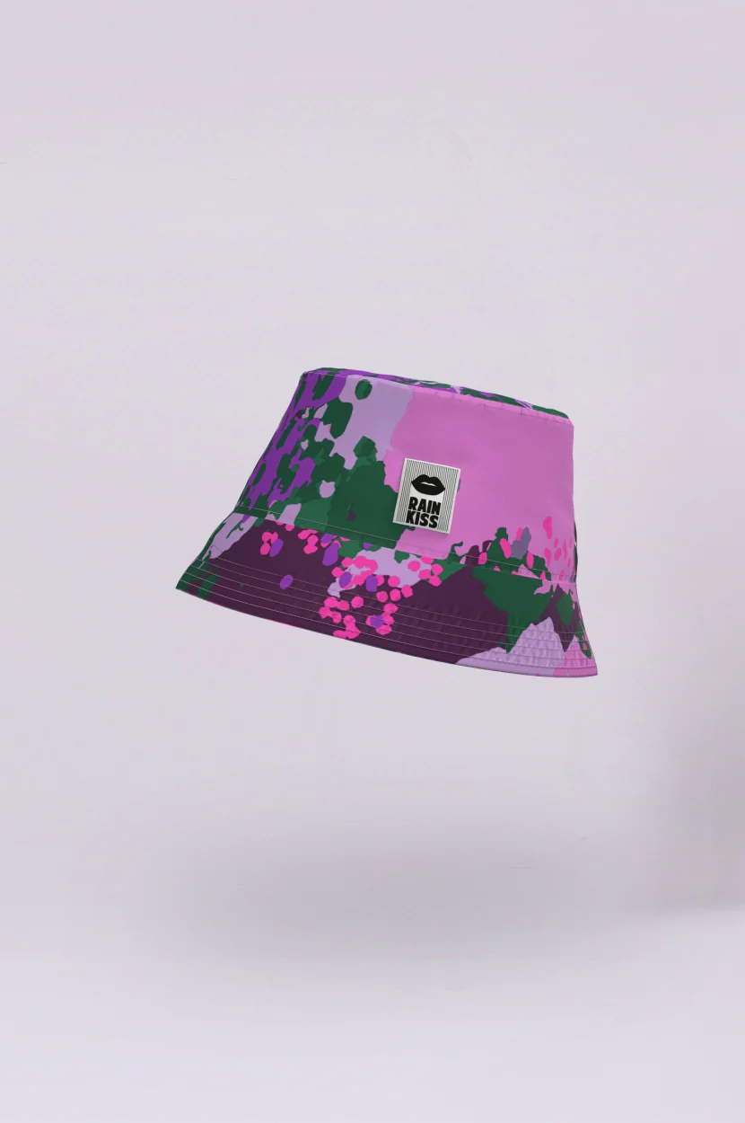 Digi Camo Spring Regenhut – rainkiss, 100 % wasserdicht, recyceltes Polyester, S/M