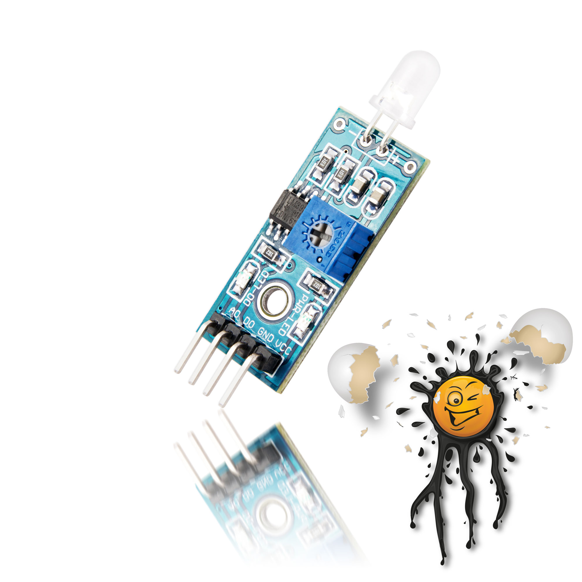 Licht / Light Diode Sensor Modul LM393-N – Bild 3