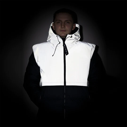 PAIKKA Visibility kurze Warn-Weste, olive, unisex (reflektierend), XS, S/M – Bild 6