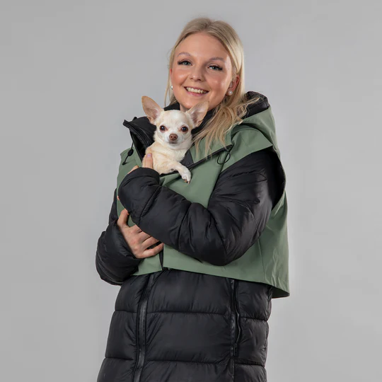 PAIKKA Visibility kurze Warn-Weste, olive, unisex (reflektierend), XS, S/M – Bild 3