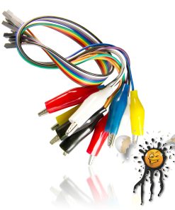 10 Pin 30 cm double-ended Krokodilklemmen→Jumper