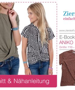 Shirt mit Knotenoptik “ANIKO”, Gr. 110 – 152 [Digital]