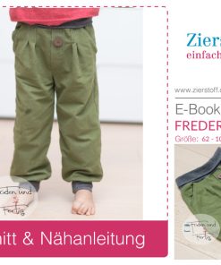 Pumphose mit Bundfalten “FREDERIK”, Gr. 62 – 104 [Digital]