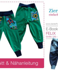 Pumphose / Wendehose, Unisex “FELIX”, Gr. 110 – 152 [Digital]