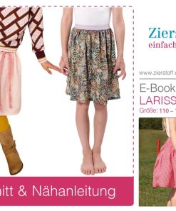 Rock / weiter Rock “LARISSA”, Gr. 110 – 152 [Digital]