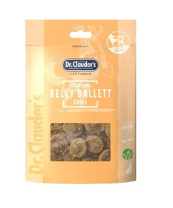 Dr Clauders Functional Coins Belly Ballett, unterstützt die natürliche Verdauung und fördert eine gesunde Darmflora, getreidefrei (Truthahn 95%, Flohsamen 1%, Curcuma)