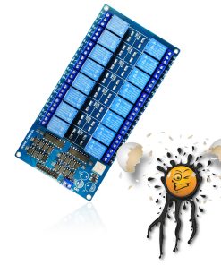 16 Kanal/Channel Relais Modul 5V/12V mit Optokoppler