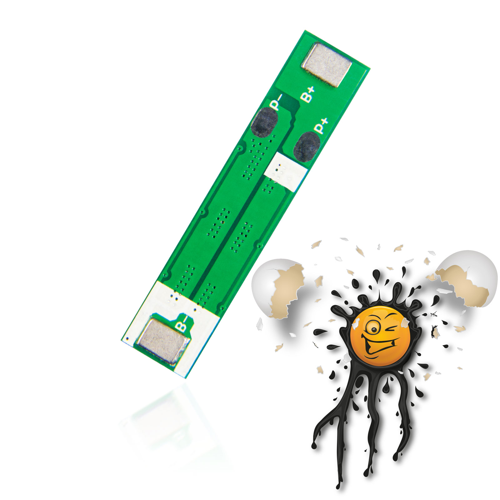 1S 18650 26650 LiPo Lithium-Polymer DW01-A 3,7V HX-1S BMS Laderegler 10A – Bild 3