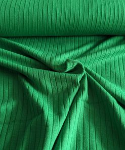 Jersey, weicher Rippenjersey, Grasgrün