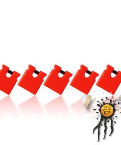 5-20 Stück 2,54mm Jumper Stecker Steckbrücke rot