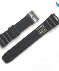 Uhren Armband 22mm Federsteg PU Band schwarz Schließe Edelstahl Deko Tabelle Pin