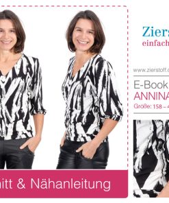 Wickelshirt “ANNINA”, Gr. 158 – Damengr. 46 [Digital]