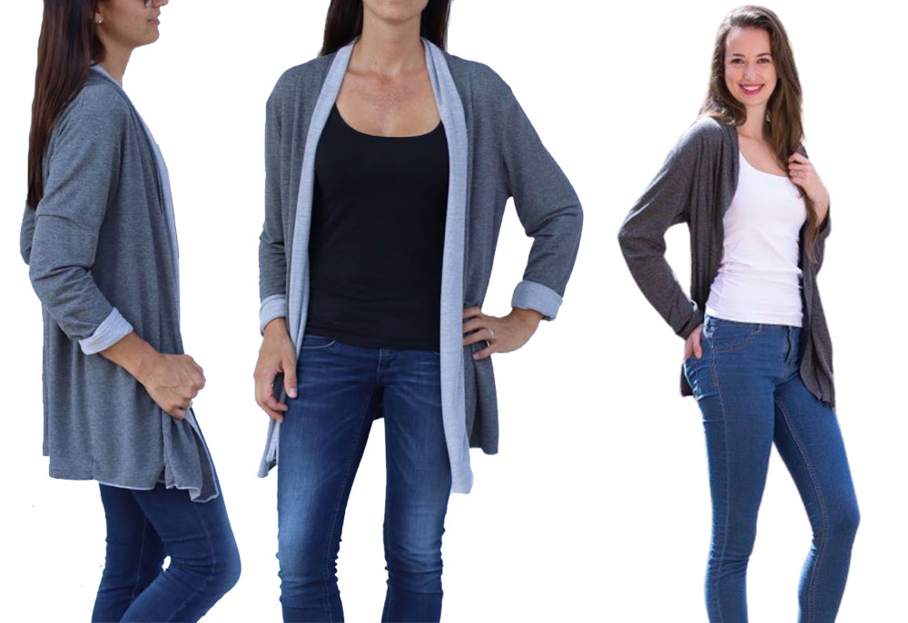 PAPIERSCHNITTMUSTER, legere Jacke “ESTHER”, Gr. 158 – Damengr. 46 – Bild 2