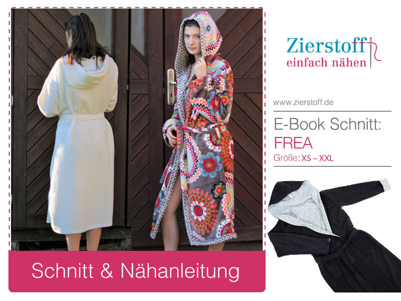 Bademantel “Frea”, Gr. XS – XXL