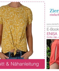 Shirt, Knotenshirt “ENISA”, Gr. 158 – Damengr. 46 [Digital]
