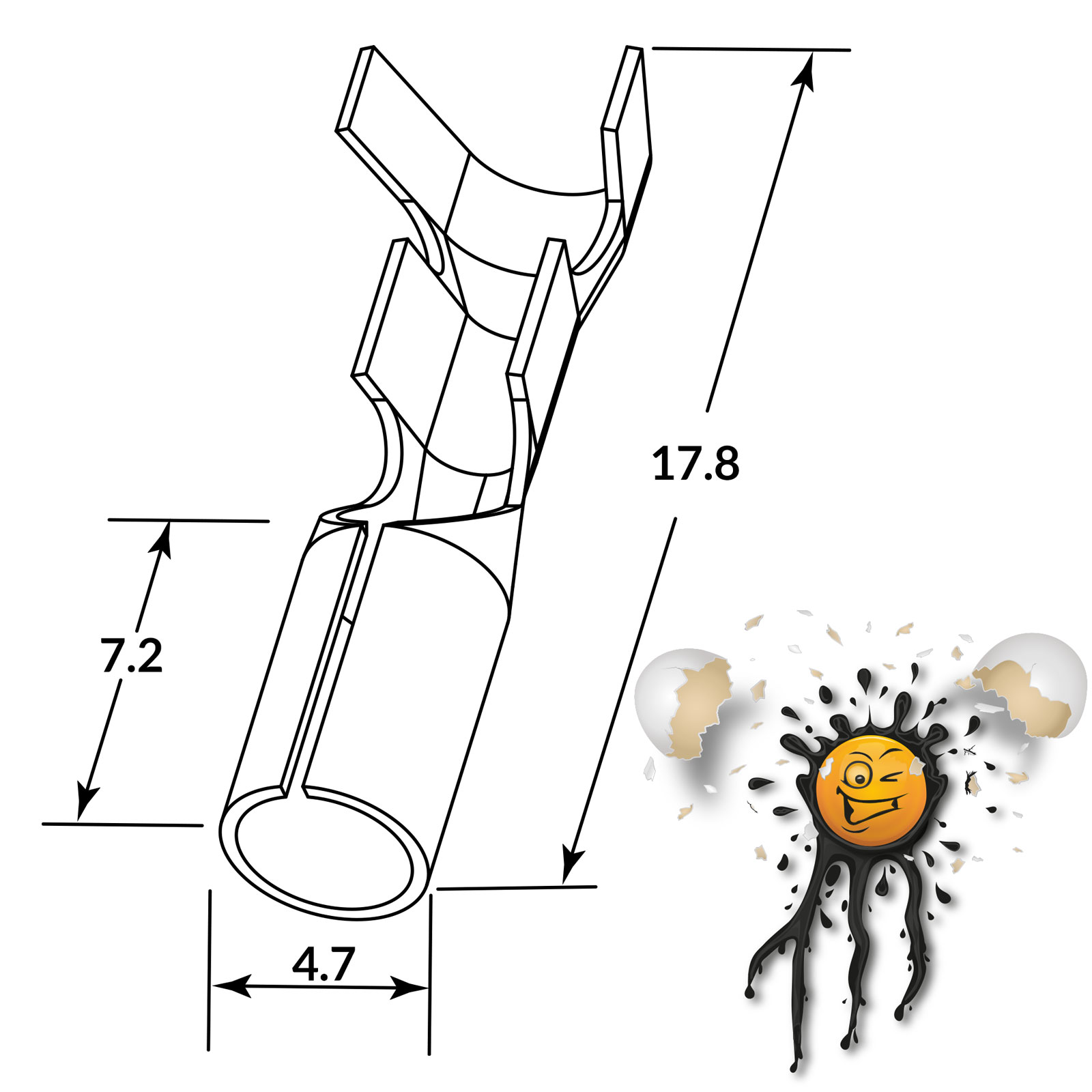 10 Teile / Items Quetsch Verbinder Buchse Female 4,0mm Bullet Set I – Bild 3