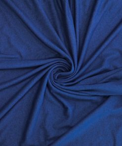 Jacquard Strick, Blau – grafisches Muster – recycelt