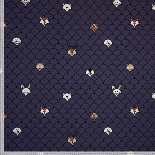 Jersey, Fuchs Füchse auf Blau / Marine – Bild 2