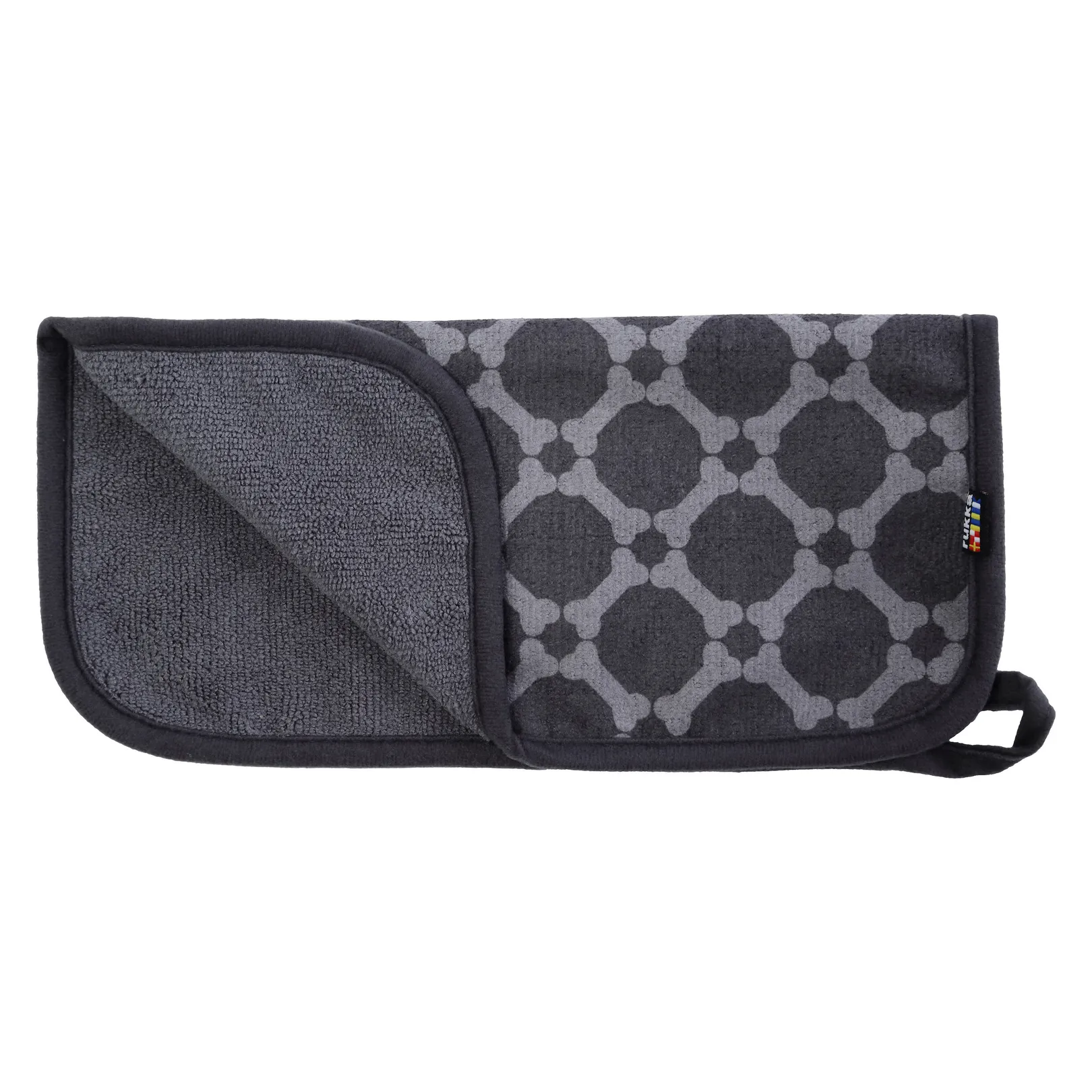 Rukka Pets, Pfotenhandtuch (30x30cm), grau (2 Stück) – Bild 2