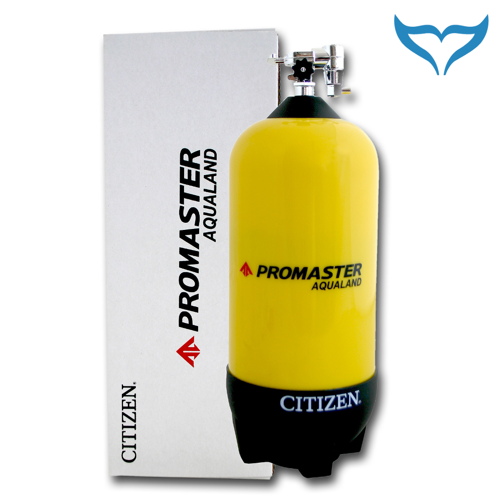 Citizen Promaster Aqualand Präsentverpackung Divers Tank Tauchflasche gelb 2020