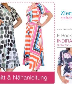 Kleid mit Trompetenärmel “INDIRA”, Gr. 158 – Damengr. 46 [Digital]