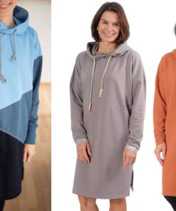 PAPIERSCHNITTMUSTER, Oversized – Kleid “JÖRDIS”, Gr. 158 – Damengr. 46