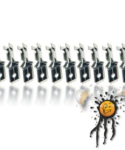 10 Teile / Items Quetsch Verbinder Stecker Male 6,3mm Bullet Set H