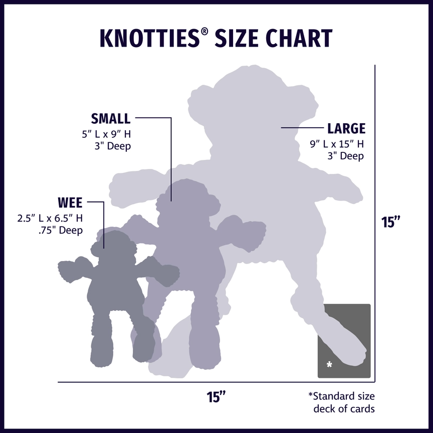 HuggleHounds Knottie, Stuey Sock Monkey Knottie (Extrem beißfest – Tuffut-Technology), small – Bild 9