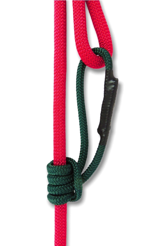 Stufenlos verstellbare, leichte Tau-Leine, 1,80m-2,60m, Durchmesser 10mm, rot – Bild 3