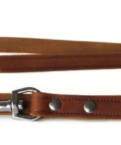 Das Lederband, Weinheim Führleine, 3-fach verstellbar, weiches Echtleder aus Deutschland, Länge 2m, Breite 12mm, maroon