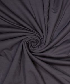 Jersey aus Bambus, unifarben Mausgrau