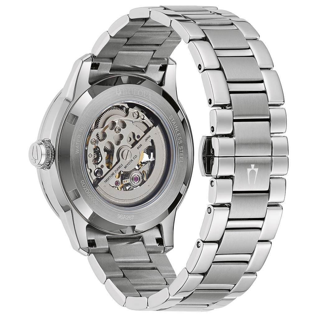 Bulova Classic 96A267 Armbanduhr Automatik 3 bar Glasboden Sutton Kollektion – Bild 3
