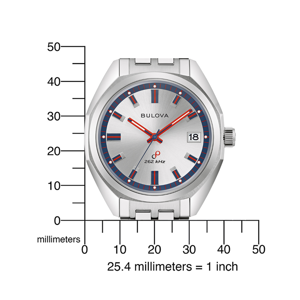 Bulova Classic 96K112 Armbanduhr 5 bar Saphir Sonnenschliff Datum Precisionist 8 – Bild 7