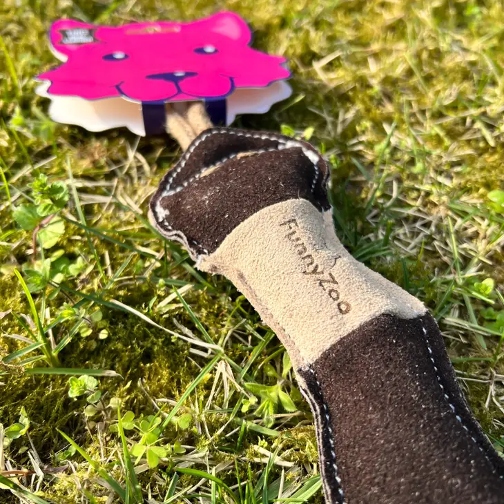 Weiches Wildlederspielzeug (mit Kokosfasern+Jute), 35cm, Schlange – Bild 3