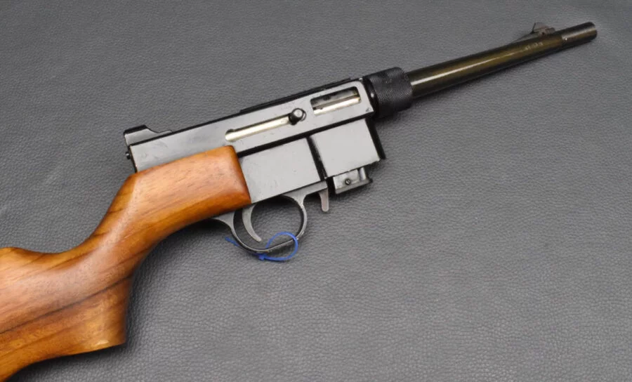 Landmann Modell 65/68/69 Selbstladebüchse Kaliber 22lr, 5-Schuss Magazin, gut – Bild 5