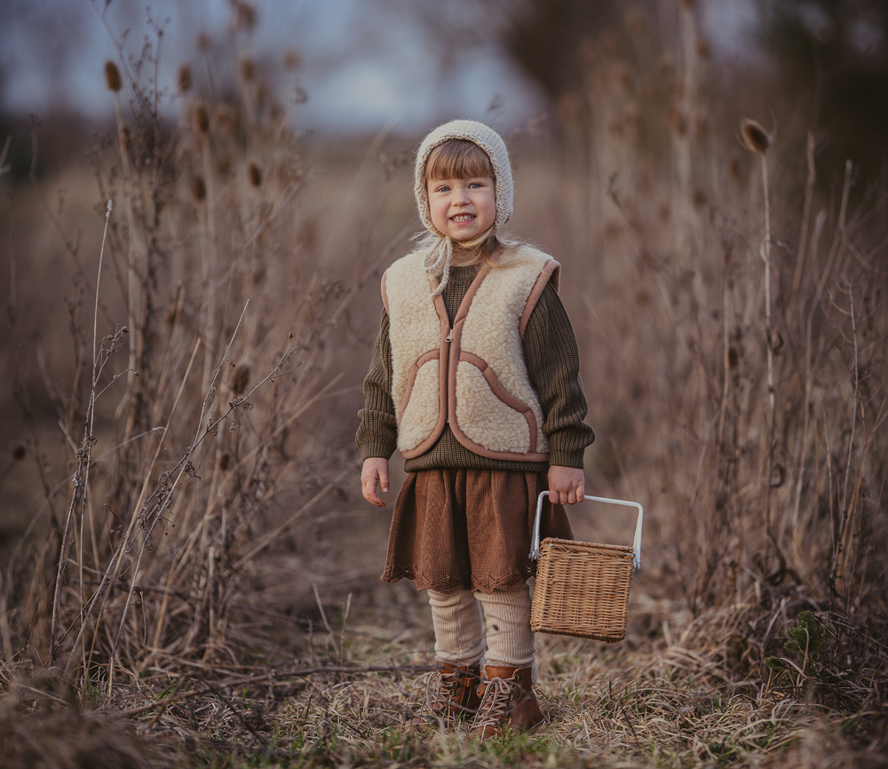 Alwero – Bodywarmer CARPATHIAN, Biowolle, BEIGE – Bild 2