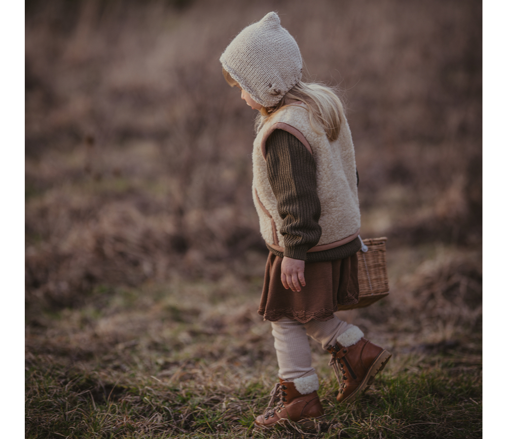 Alwero – Bodywarmer CARPATHIAN, Biowolle, BEIGE – Bild 9