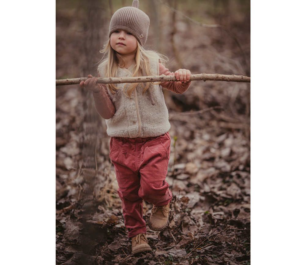 Alwero – Bodywarmer „TYB“ Junior, Biowolle, TAN, ultra light – Bild 9