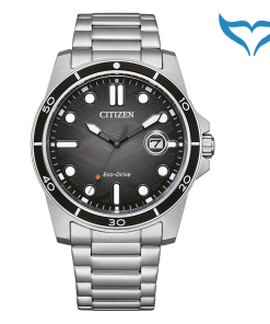 Citizen Sports AW1816-89E Datum Eco Drive Ring Solar Herren schwarz 10 bar Neu