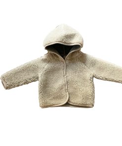 Alwero – Übergangsjacke „KUKU“ Junior, Biowolle, SAND BROWN, ultra light