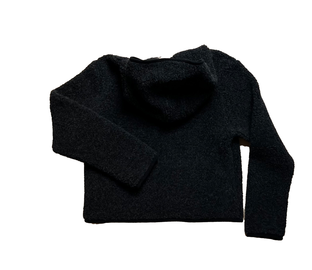 Alwero – Übergangsjacke „YPOS“ Adult, Biowolle, Deep Black, ultra light – Bild 4