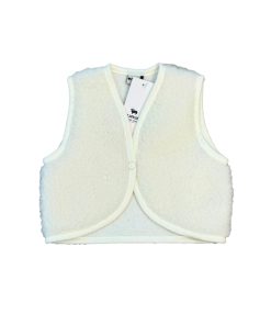Alwero – Bodywarmer LULU, ultra light, Biowolle, Off-White