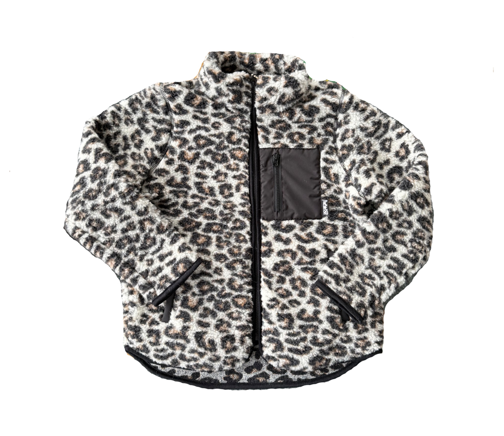 Alwero – Jacke SHERPA, LEO WHITE, Biowolle, ultra leicht