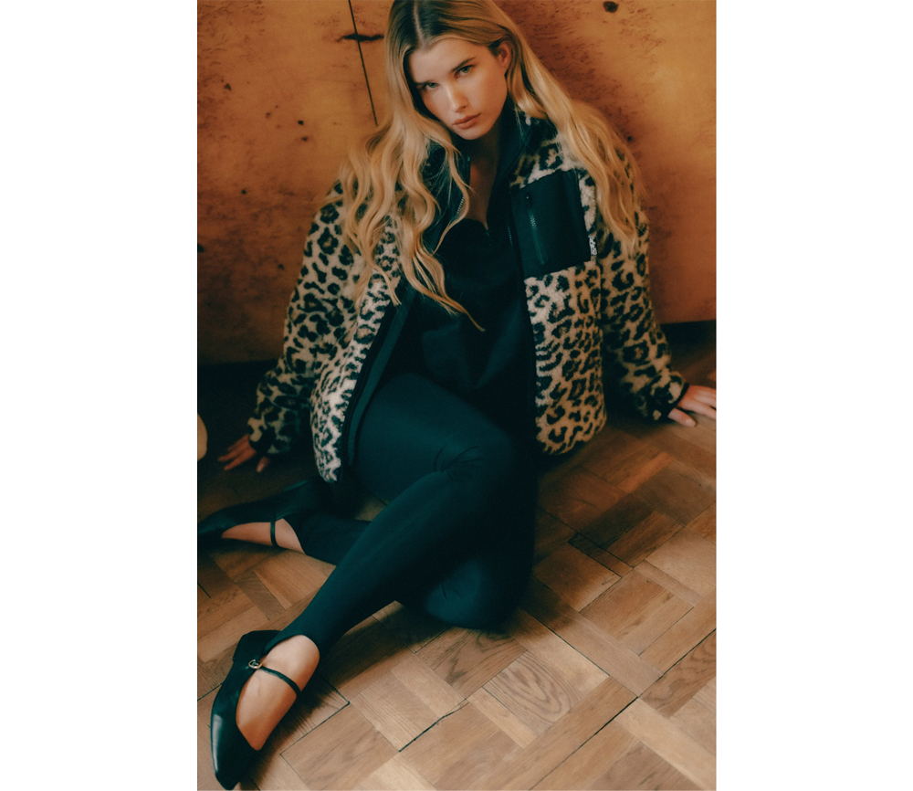 Alwero – Jacke SHERPA, LEO WHITE, Biowolle, ultra leicht – Bild 4