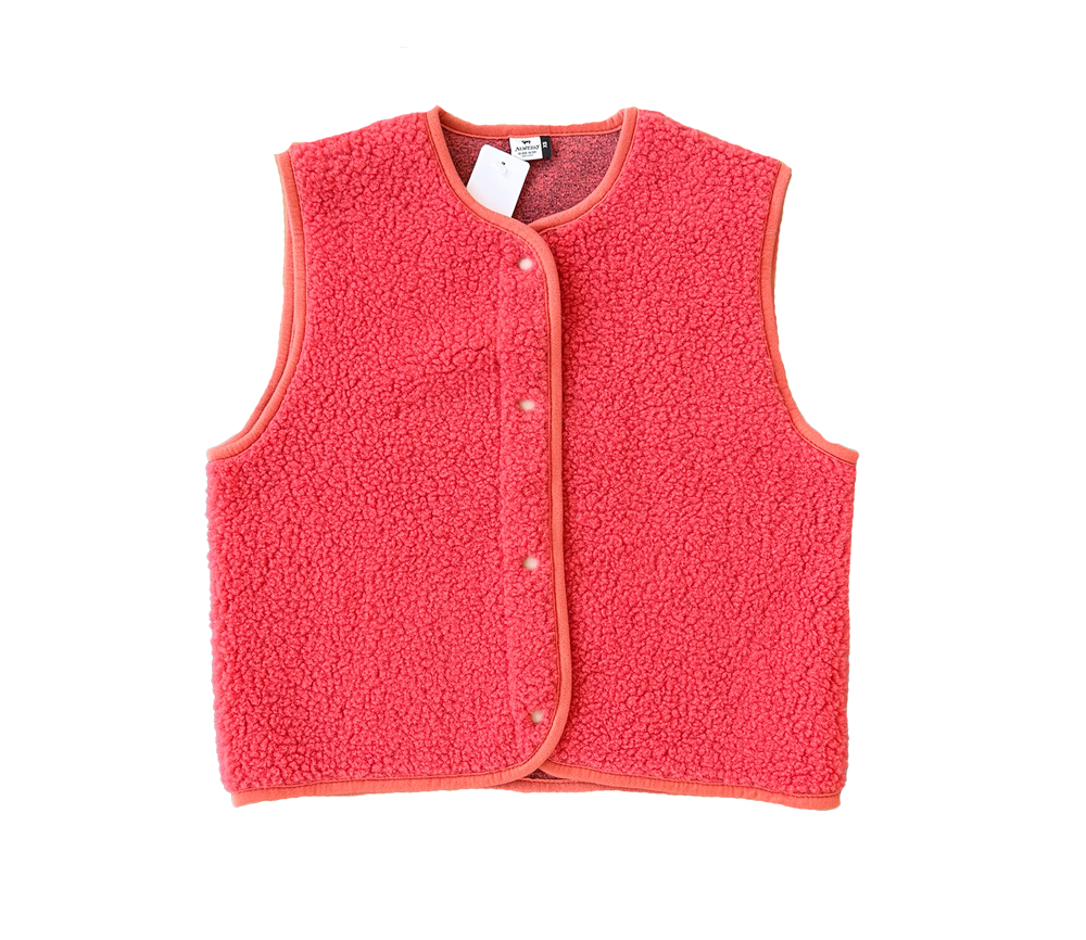 Alwero – Weste „TYB“ Adult, Coral, Biowolle Ultra Light