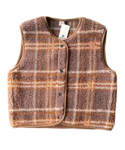 Alwero – Bodywarmer „TYB“ ADULT, Biowolle, SCOTCH DARK BROWN, ultra light