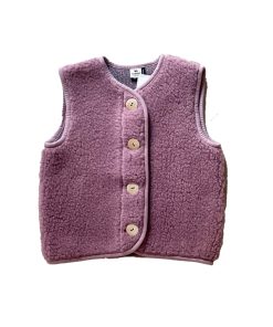 Alwero – Bodywarmer „PO“ Junior, Biowolle, VENETIAN PINK, ultra light