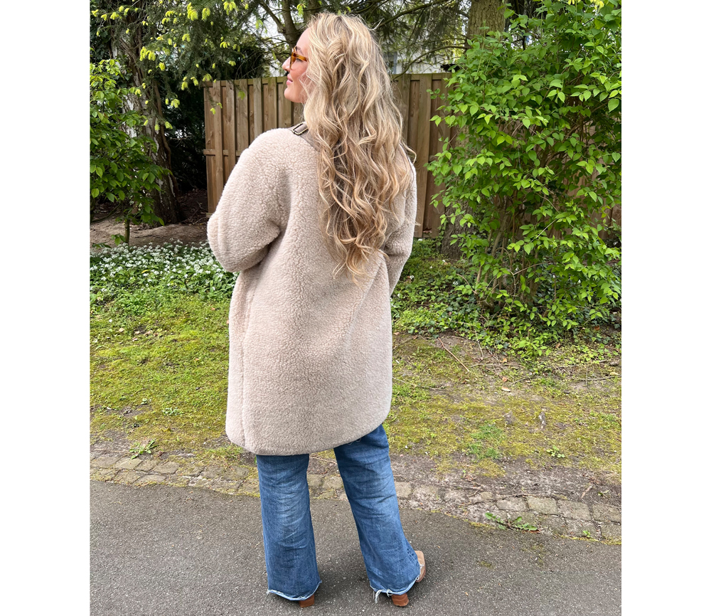 Alwero – Jacke ARANGA, Beige, Biowolle – Bild 3