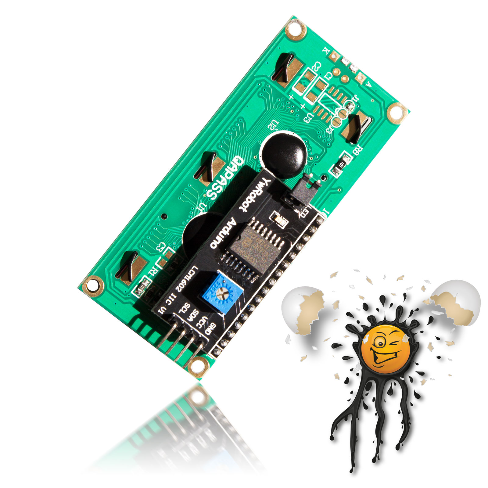 HD44780 LCD-Anzeige 1602 – Bild 3